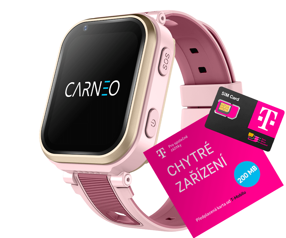 Carneo Guardkid+ 4G Ultra pink SIM CZ